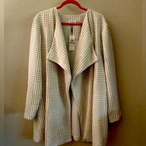 Calvin Klein houndstooth jacket - the coat is NWT and stunning.